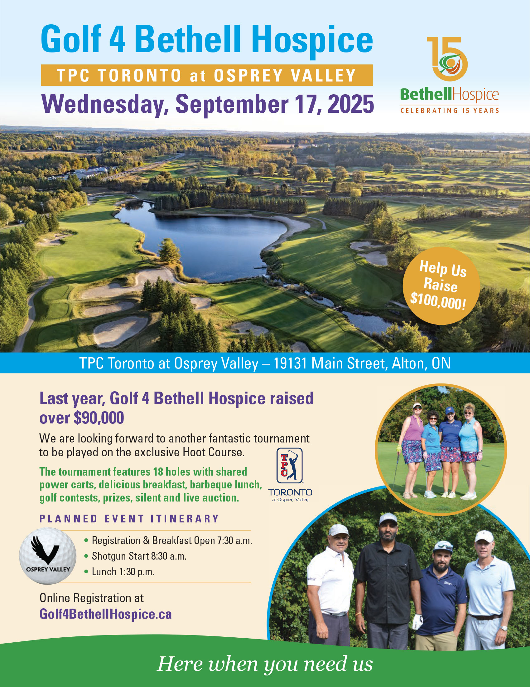 Golf 4 Bethell Hospice