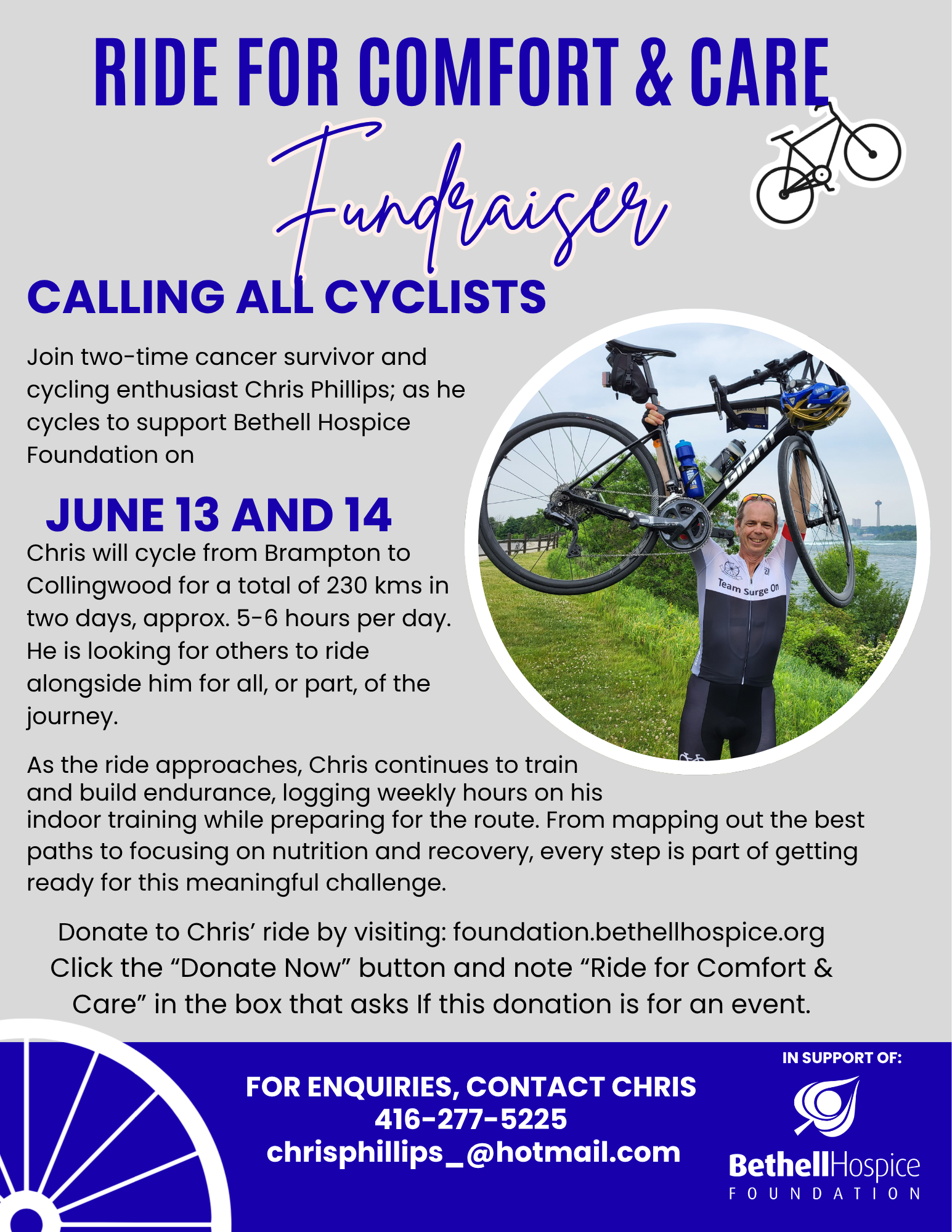 Ride for Comfort Care