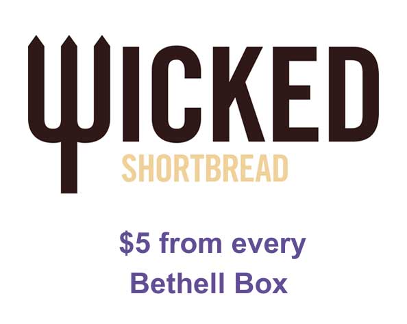 Wicked Shortbread - $5 from every Bethell Box